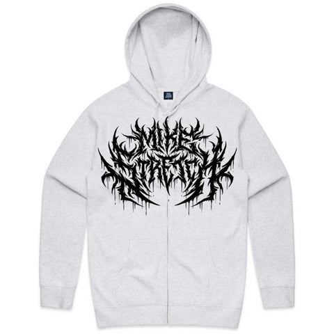 Death Heavy Metal Zip up Hoodie Hood Hoody Sweatshirt