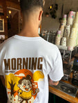 Morning Grind Tee White