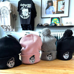 Stretchy Cuff Beanie Pink