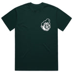 Basic Stretchy Heavy Weight Pine Green Oversized Tee