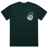Basic Stretchy Heavy Weight Pine Green Oversized Tee