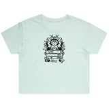 I'm Fine Crop Tee Seafoam