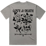 Love & Death Stone Wash Oversized Tee
