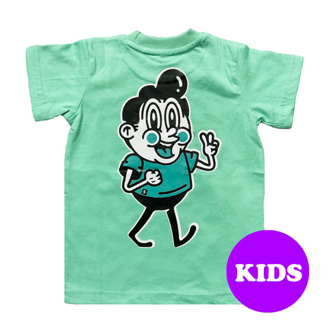 Kid Stretchy Tee Aquamarine