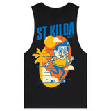 St Kilda Beach Sleeveless Tank Tee Melbourne Graphic 3182 Souvenir