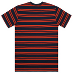 Stripe Tee Red Navy